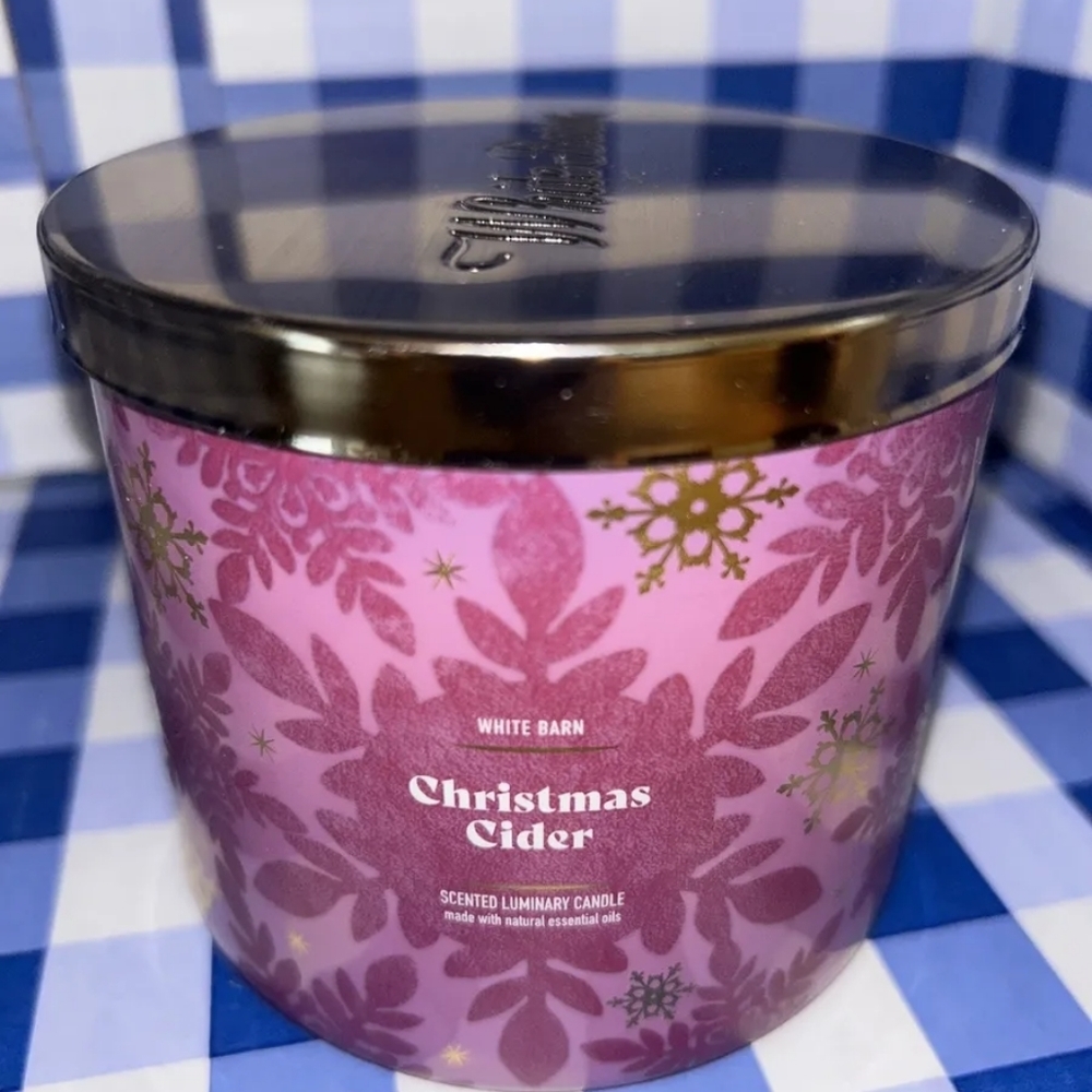 Bath & Body Works Christmas Cider 3-Wick Candle